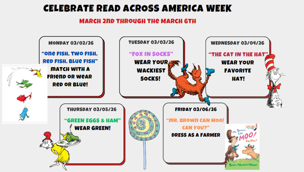 Read Across America Dress up days