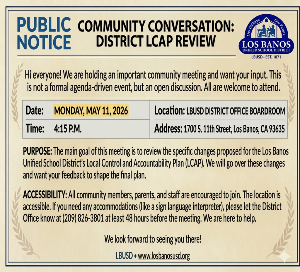 District LCAP review