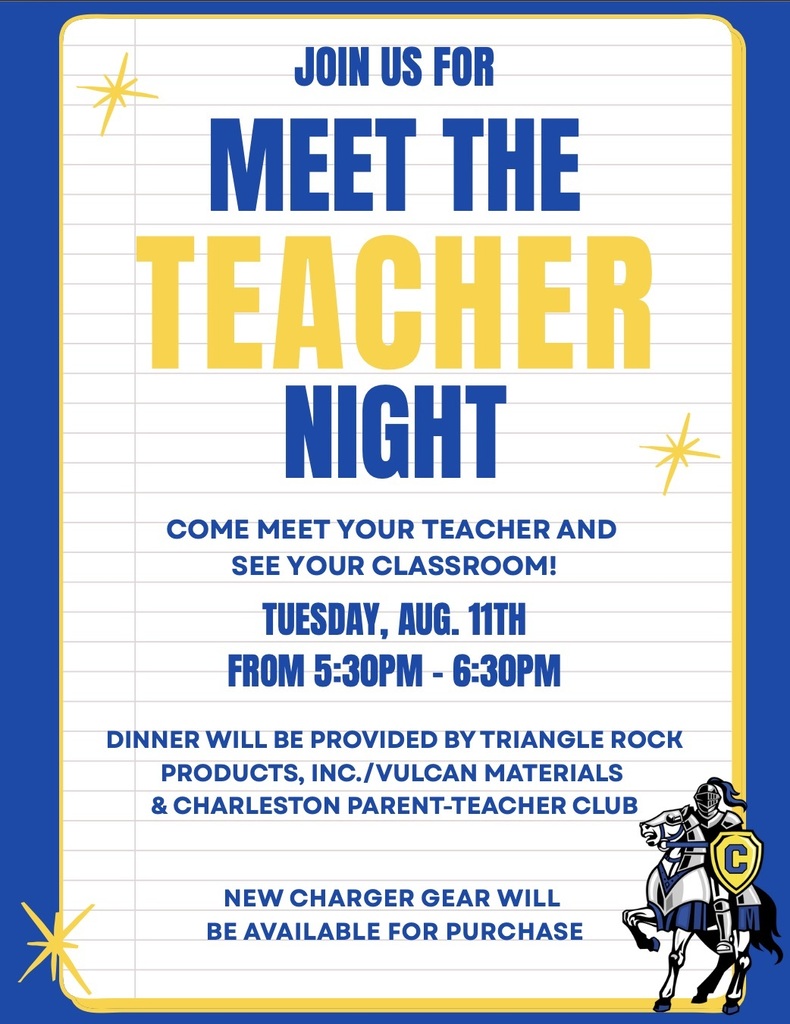 Meet The Teacher Night - Tuesday, Aug 11th (5:30pm to 6:30pm)