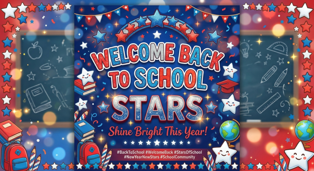 Welcome back to school stars