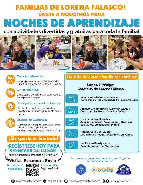 Family Learning nights: Spanish