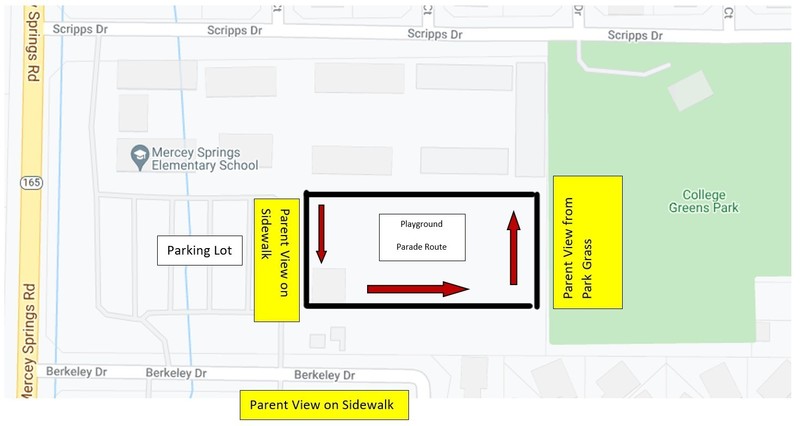 Halloween Parade Map