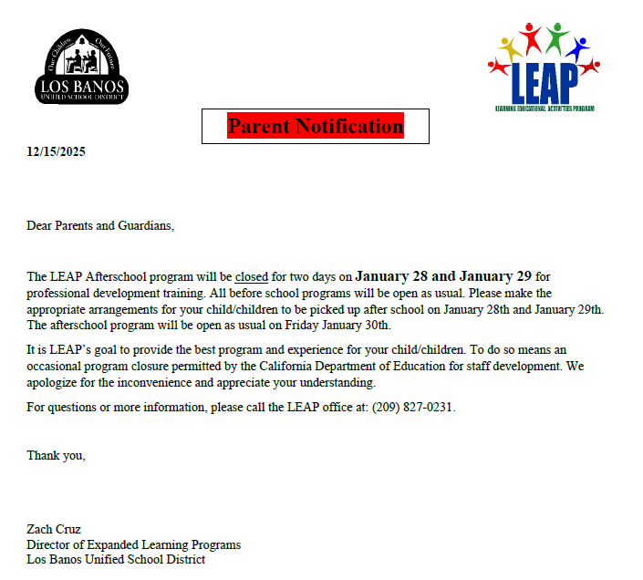 LEAP info