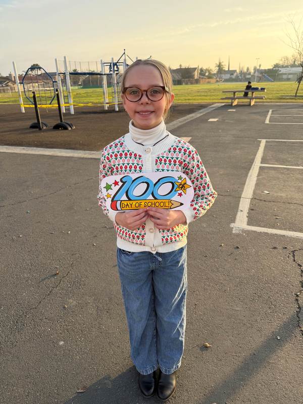 100 days of school pics
