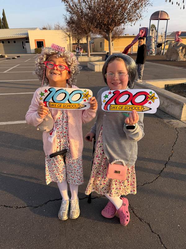 100 days of school pics