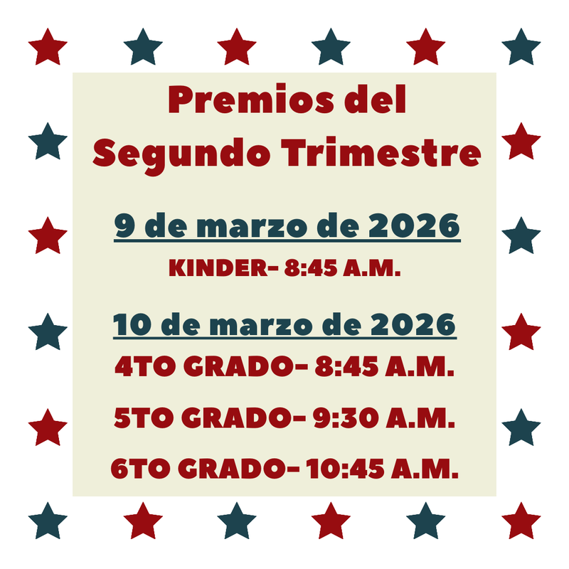 Awards assembly schedule