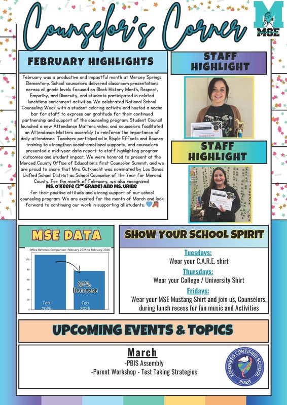 counselors corner Feb English