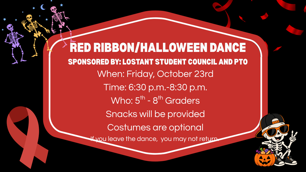 Red Ribbon/Halloween Dance