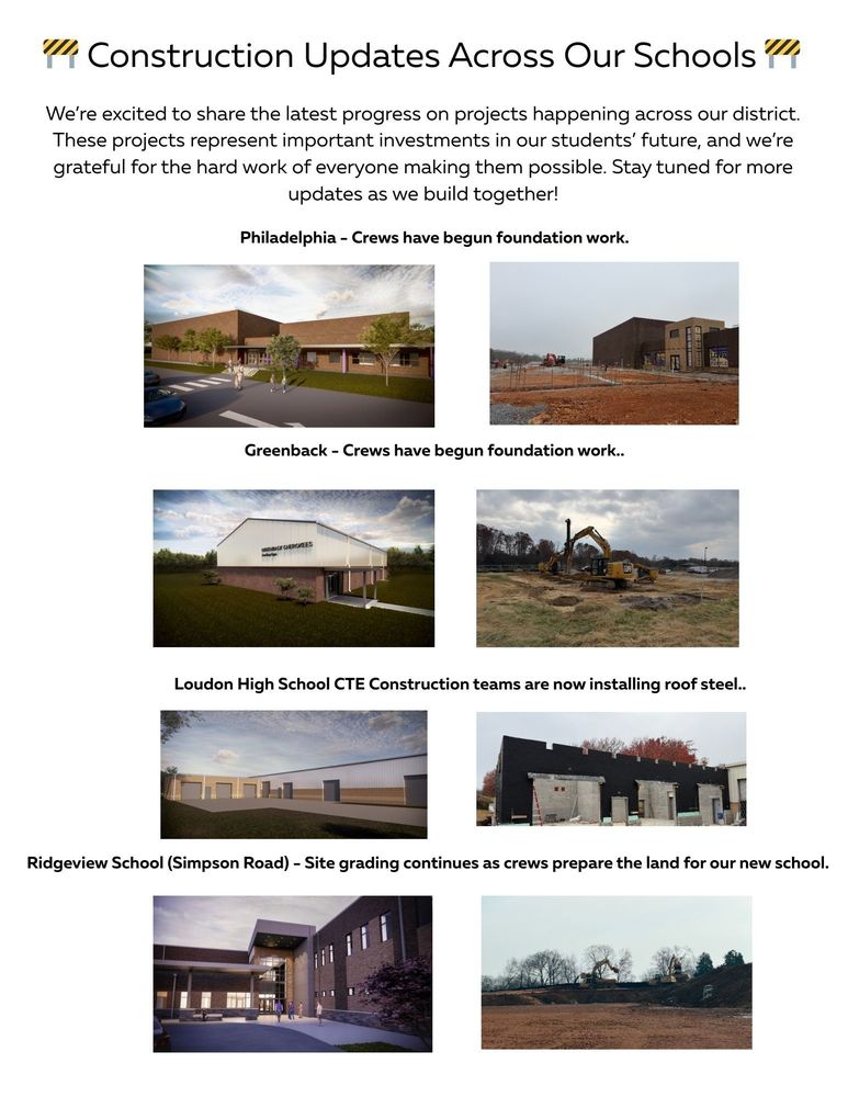 construction updates