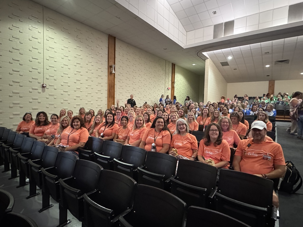 Staff in auditorium
