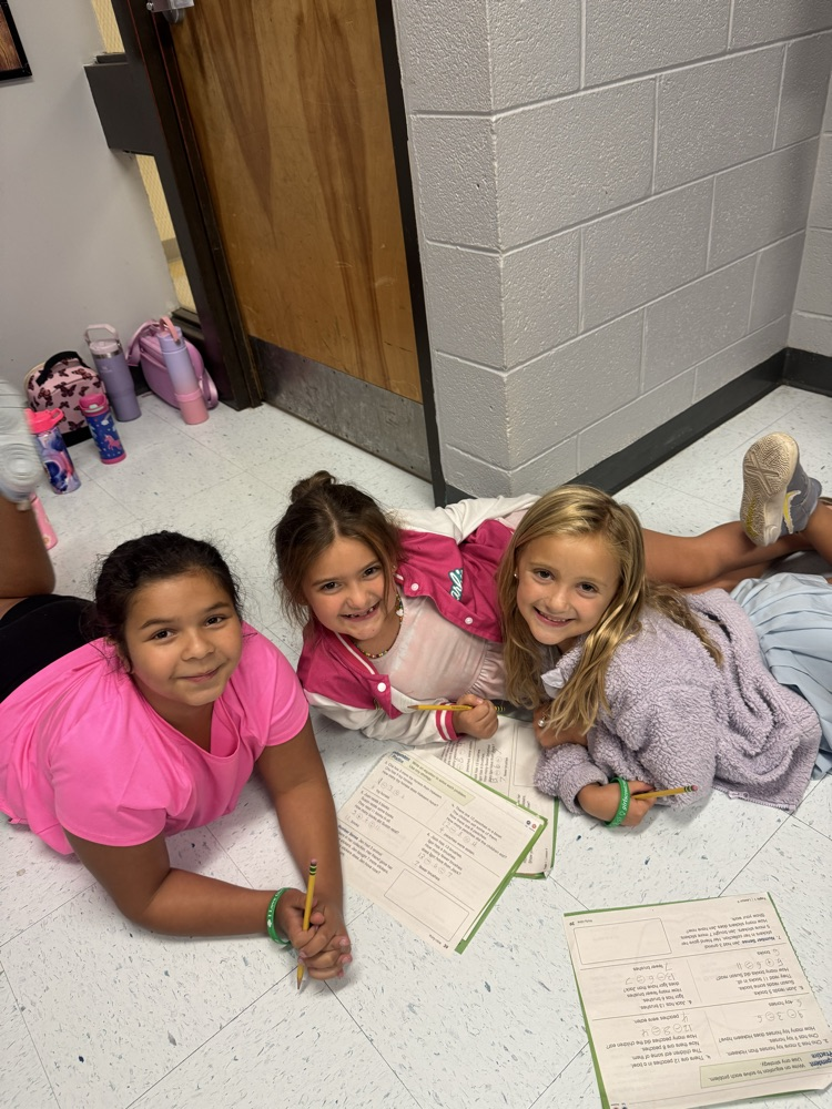 students working