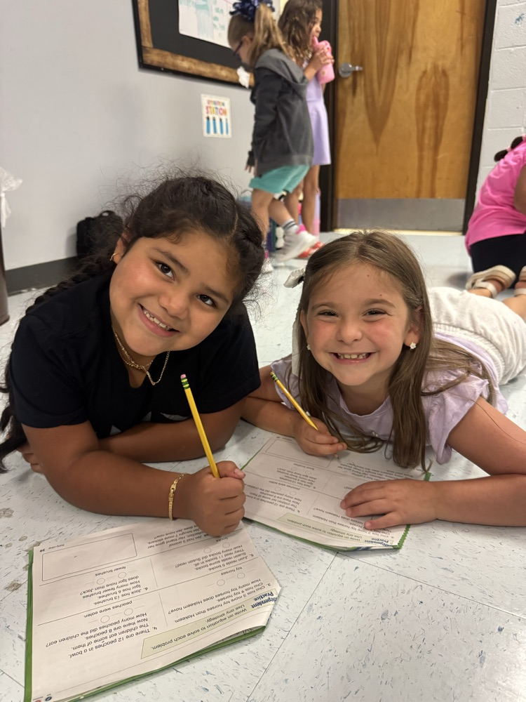 students working