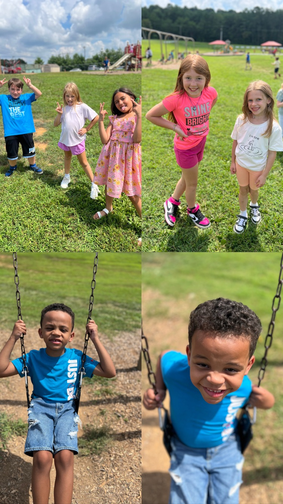 students enjoying much deserved recess