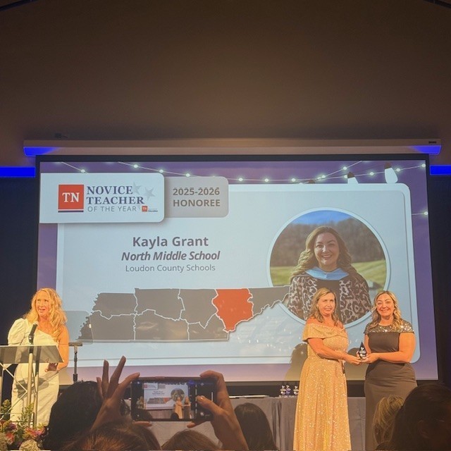 receiving award