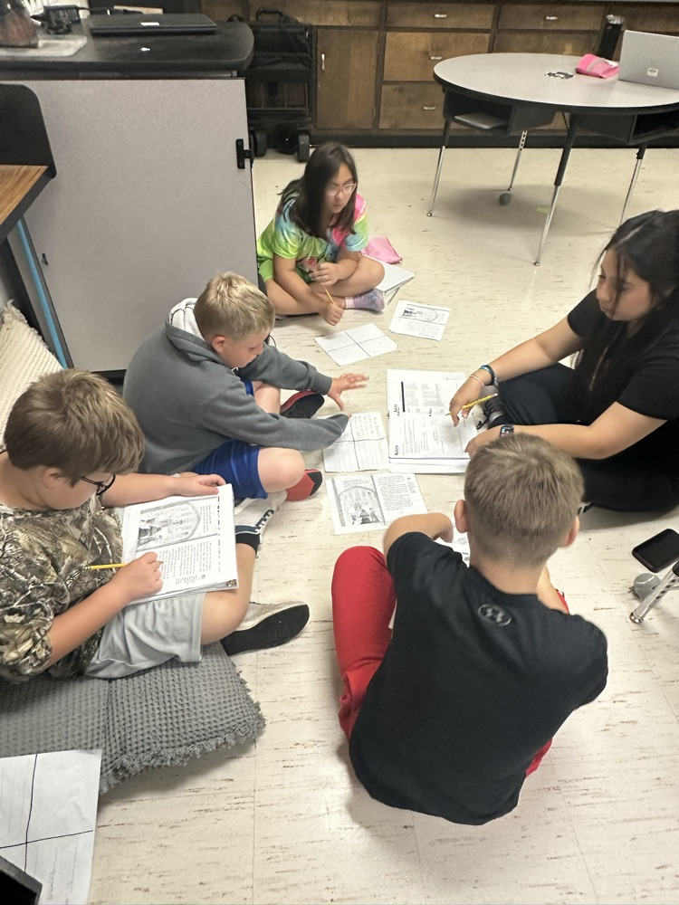 kids working