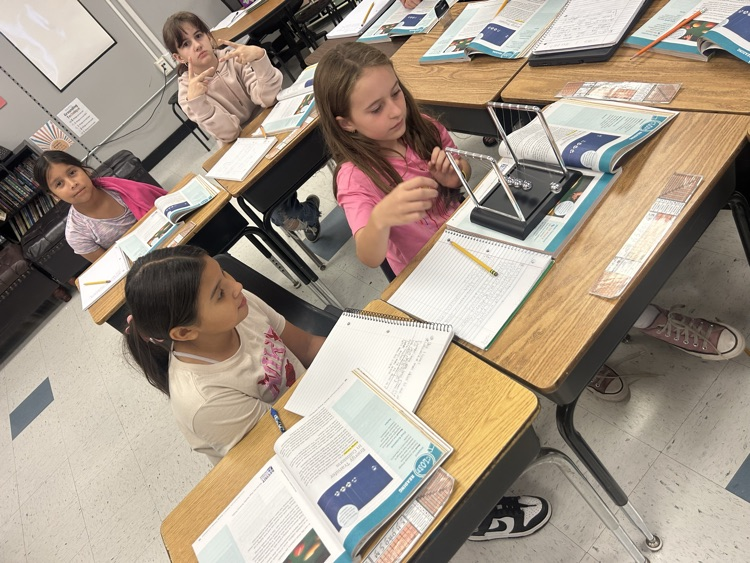 students working