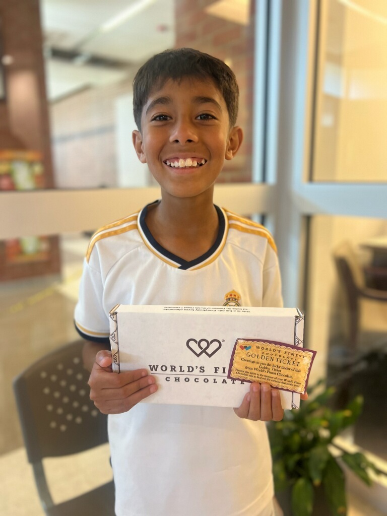 The first golden ticket!