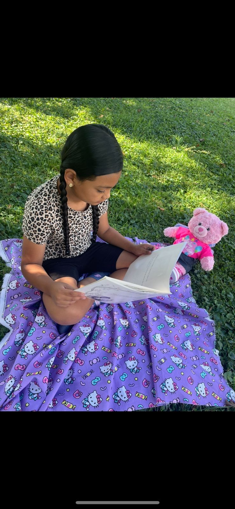 reading outside