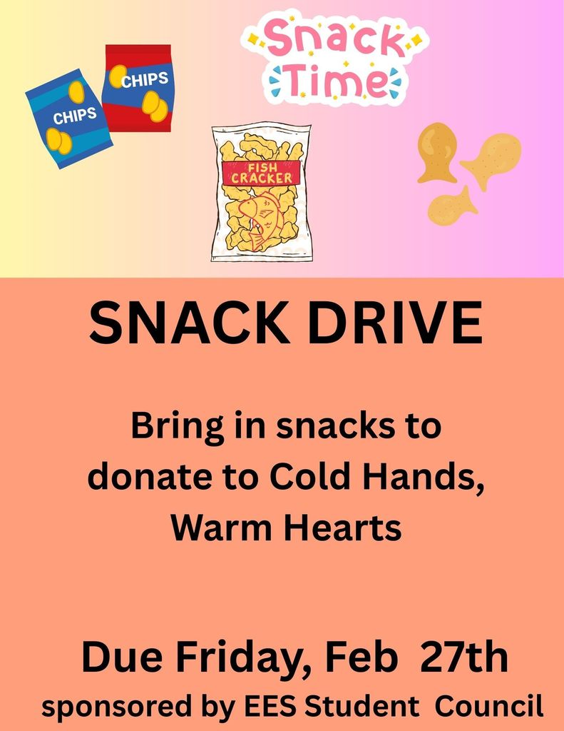 Blue Illustration Food Drive Flyer