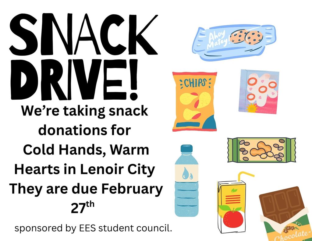 Colourful Bold Textured Illustration Food Drive Flyer