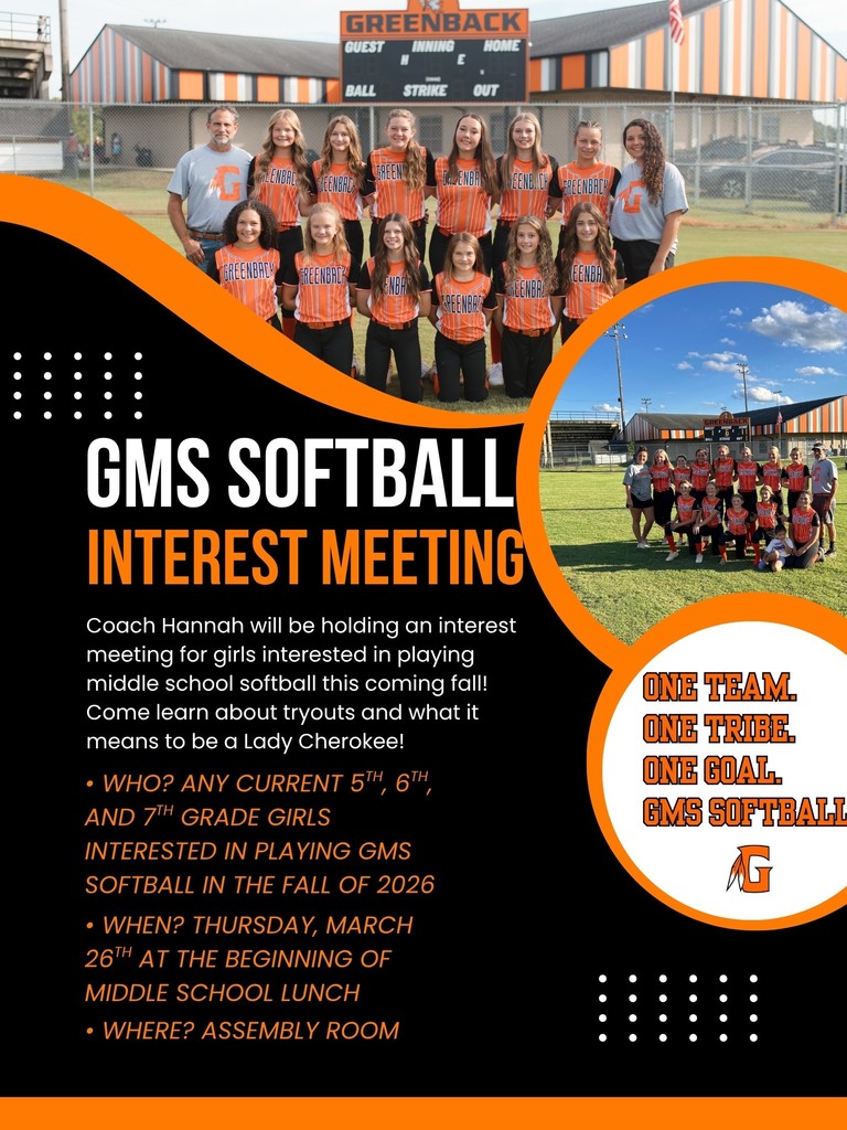 Interest Meeting for Middle School Softball