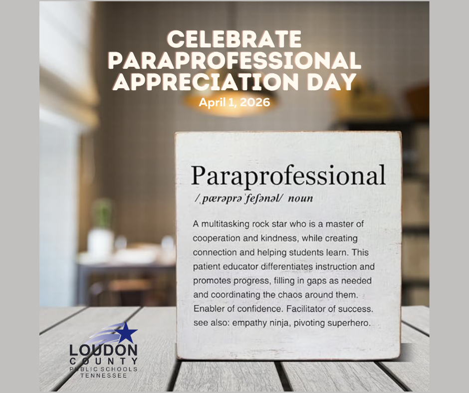 April 1 is Paraprofessional Appreciation Day