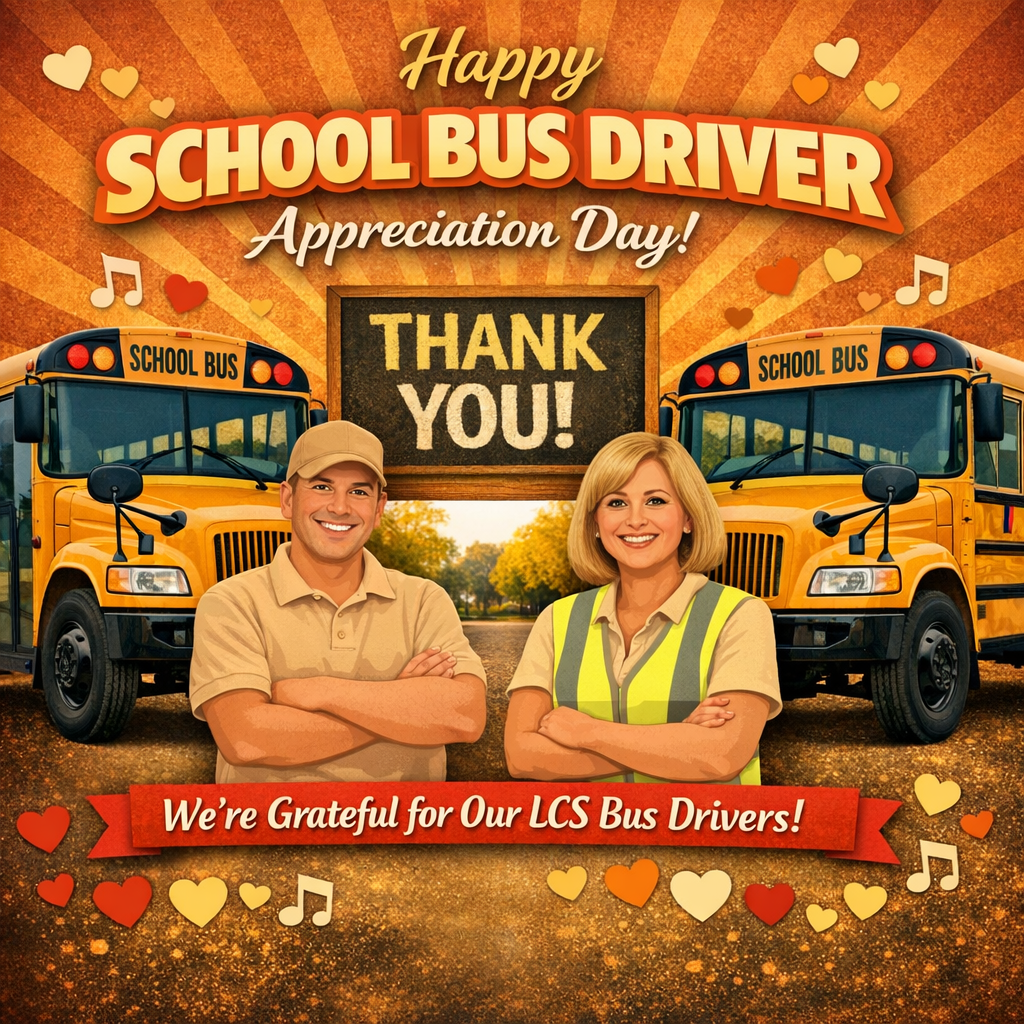 image with bus drivers saying happy appreciation day and we are grateful for you