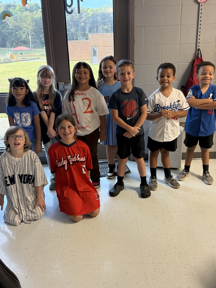 students celebrating Jackie Robinson Day