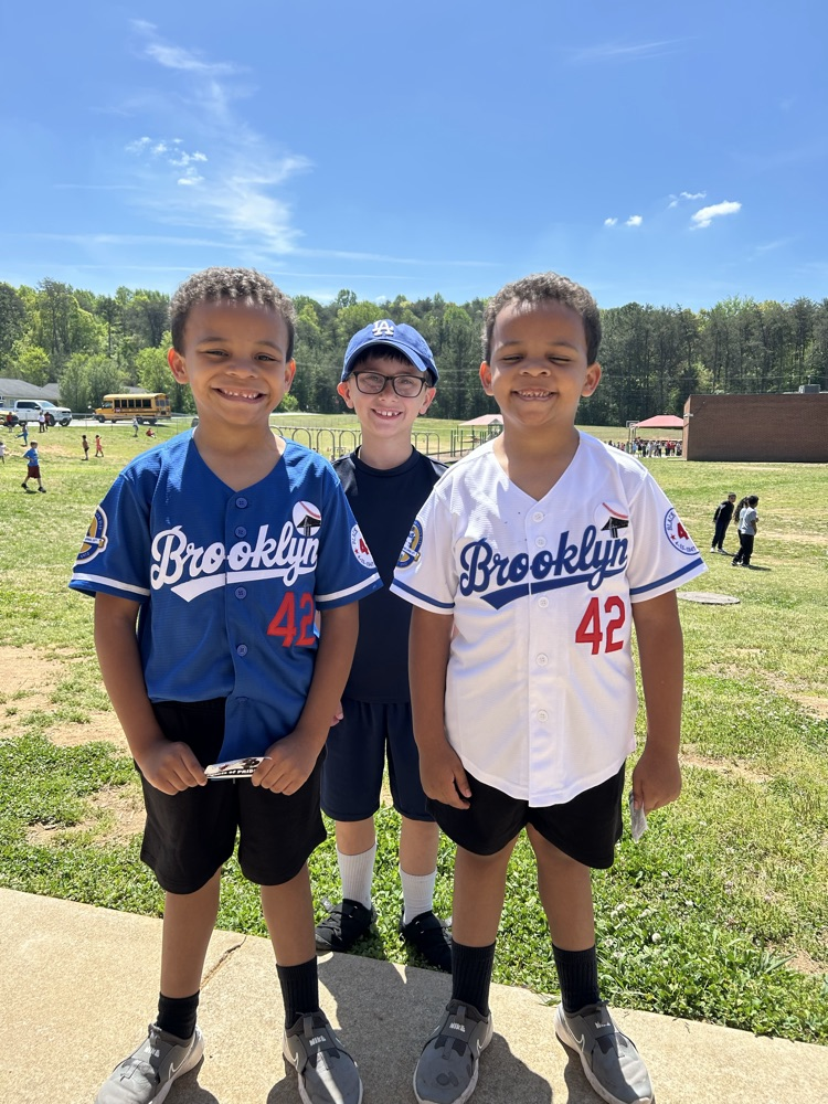 students celebrating Jackie Robinson Day