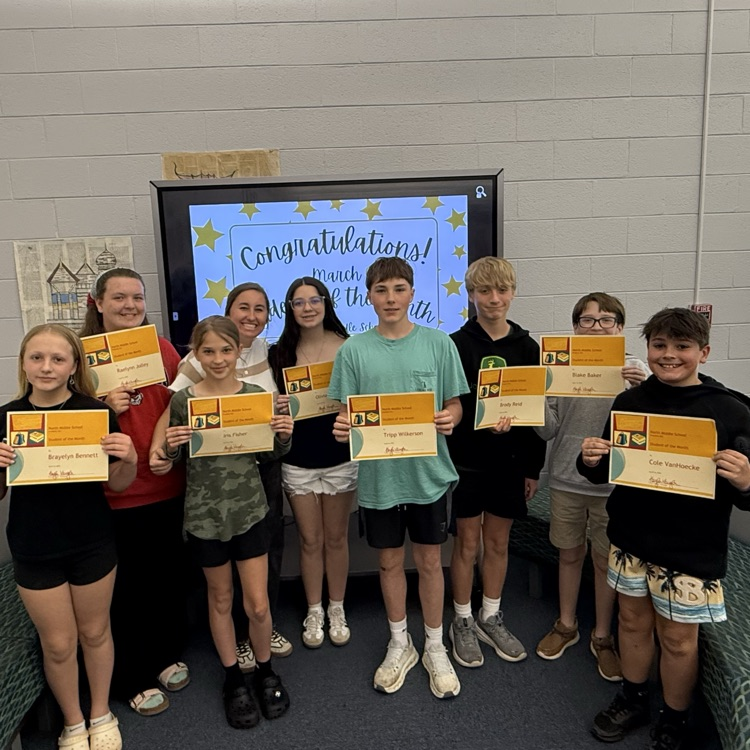 March students of the month 