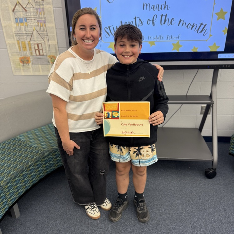 March students of the month 