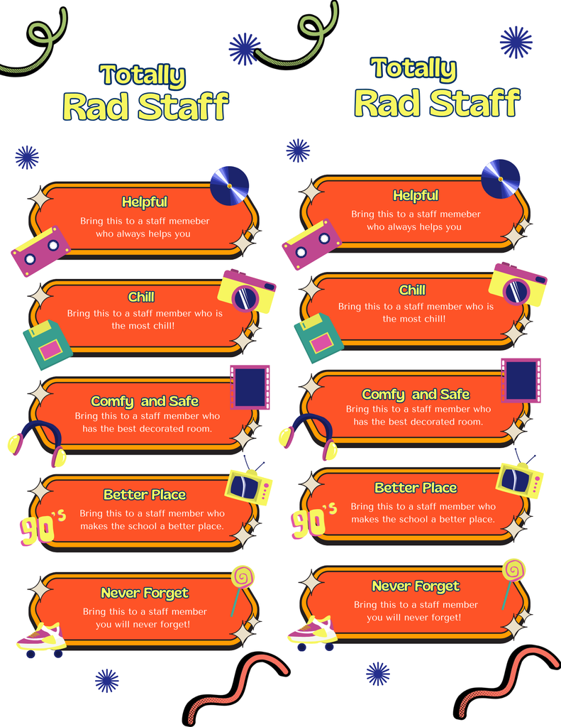 5.6 Staff Appreciation sucker and tag