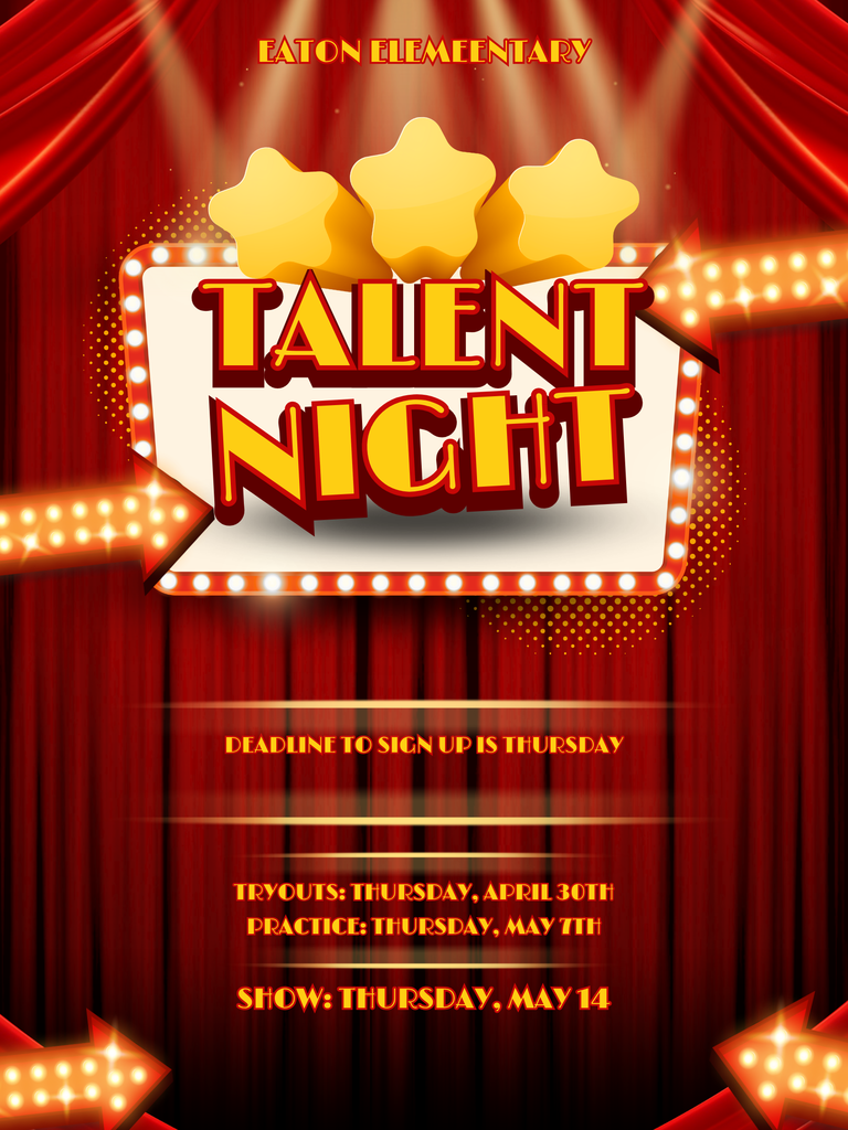 talent show flyer