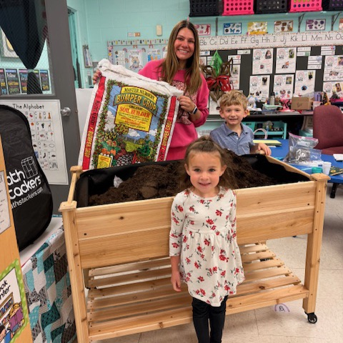 prek grant and planter