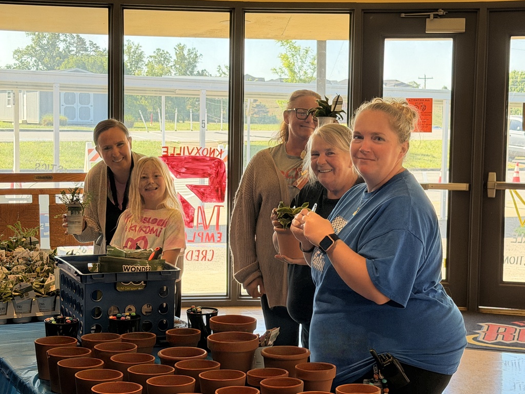 staff potting plants