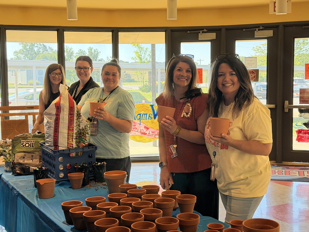 staff potting plants