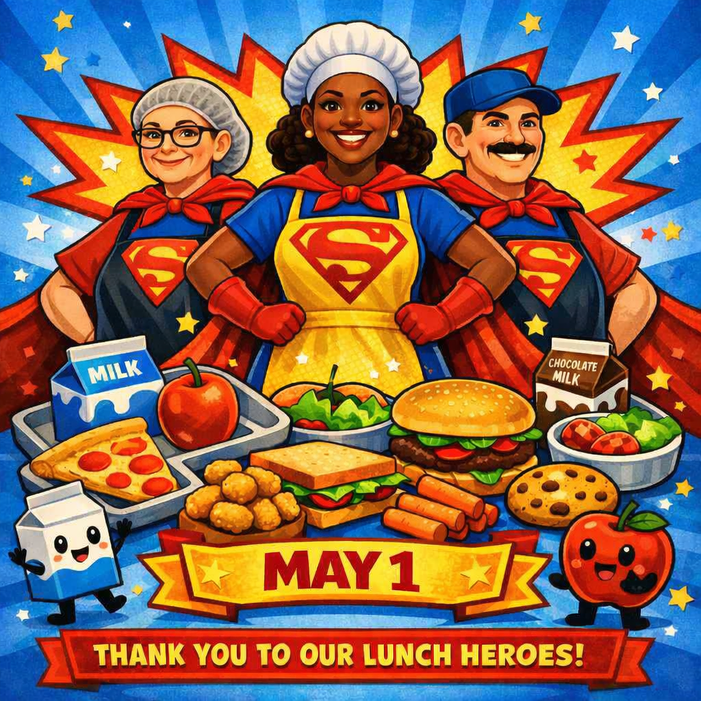 May 1 is lunch heroes day
