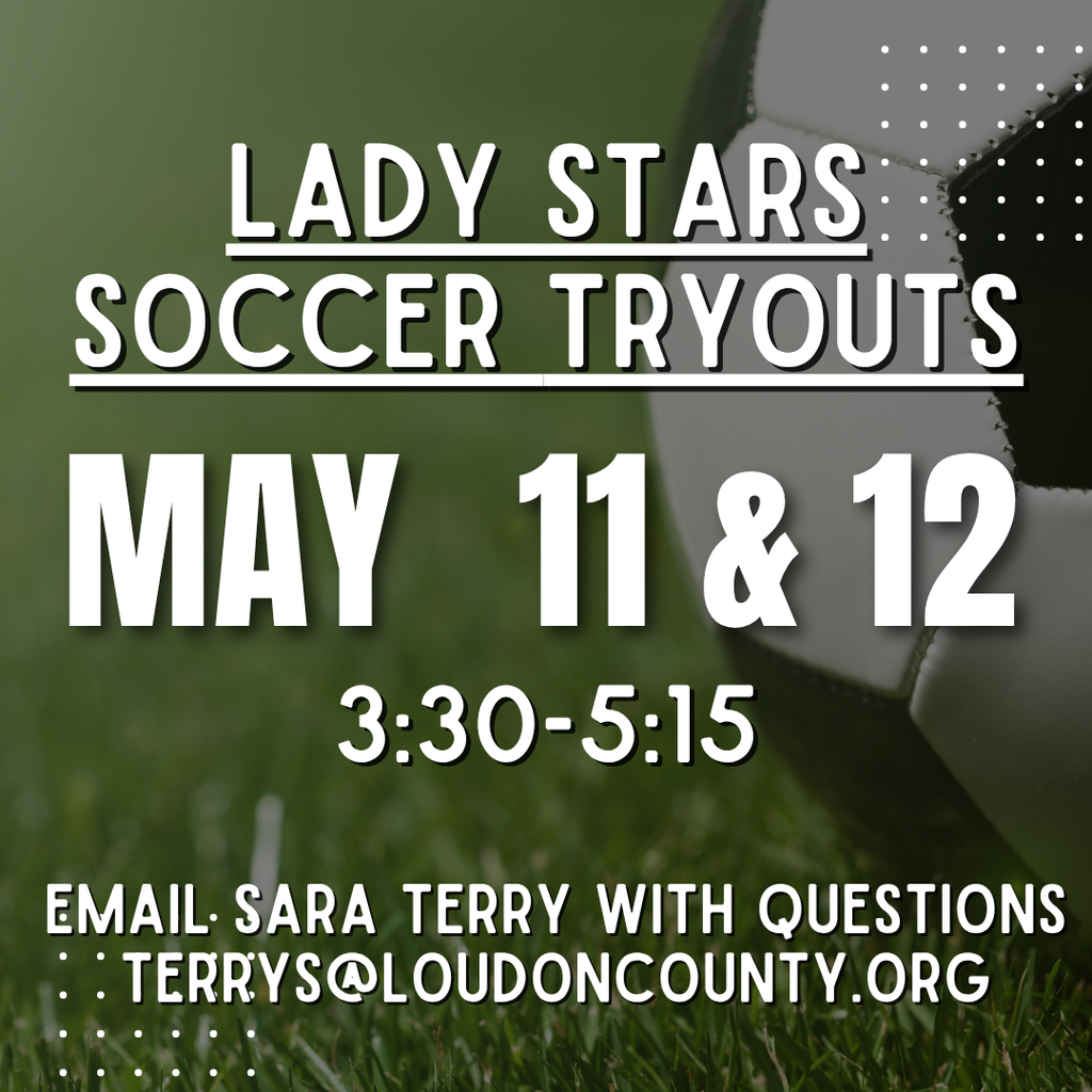 Lady Stars Soccer Tryouts coming May 11 & 12