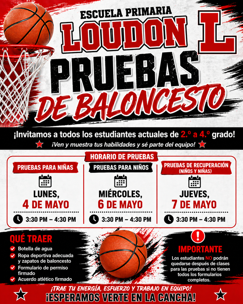 spanish flyer for basketball tryouts 
