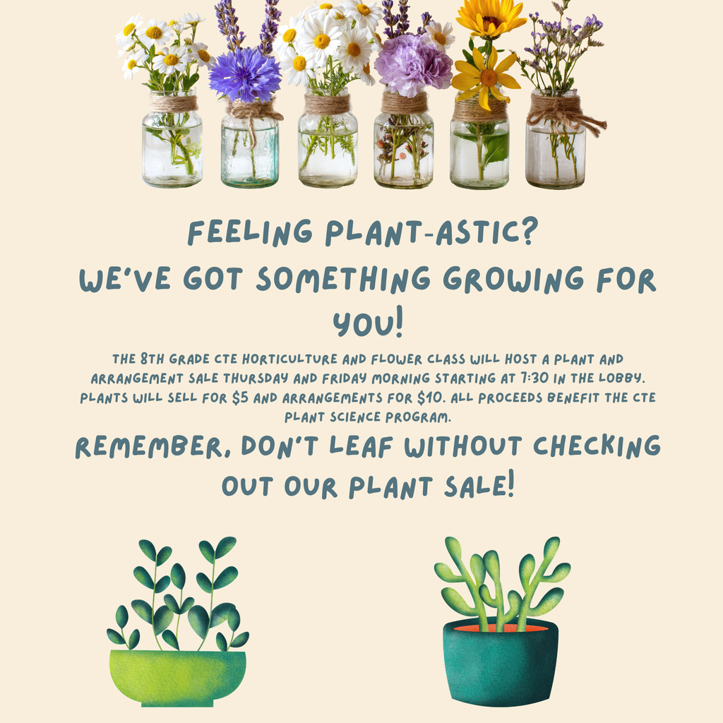 Plant sale at NMS