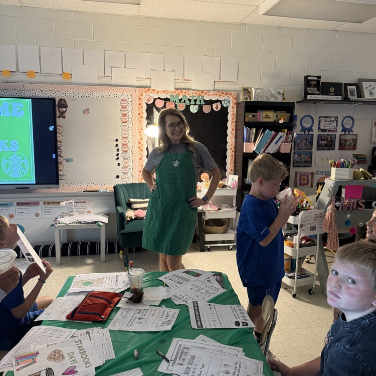 Starbucks day 2nd grade 