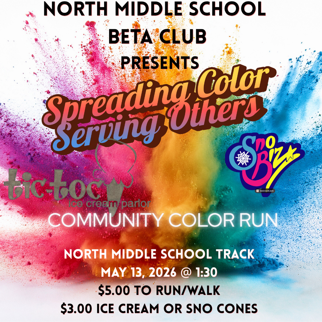 beta club color run May 13