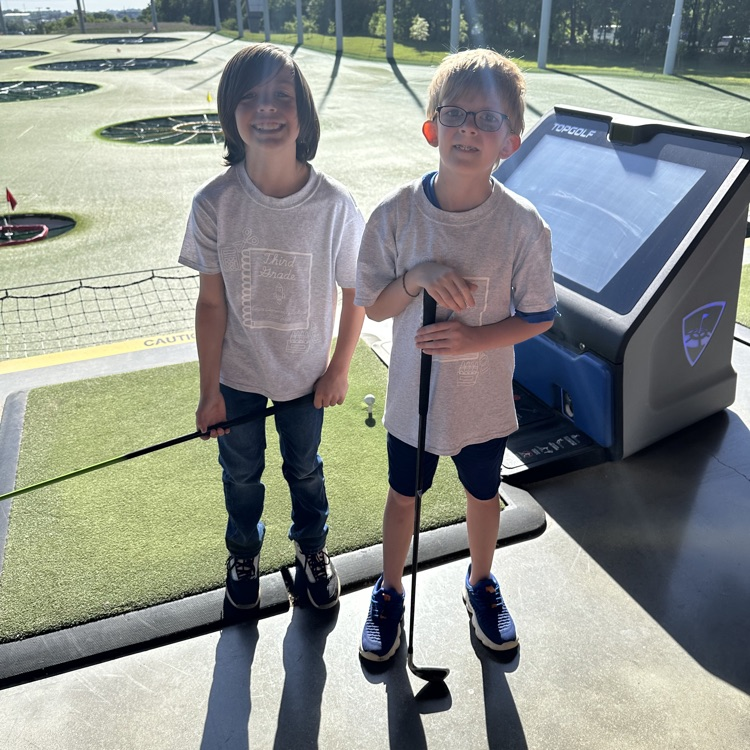 3rd grade top golf field trip 