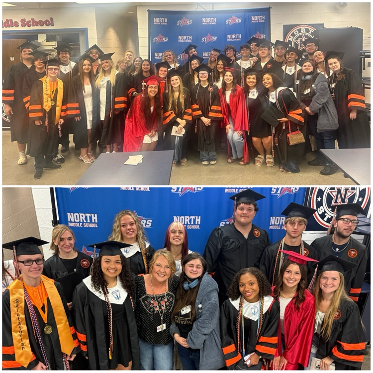 Legacy walk with high school and college graduating seniors