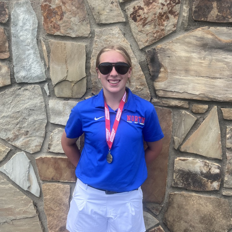 recent results for matches for the golf team at North Middle
