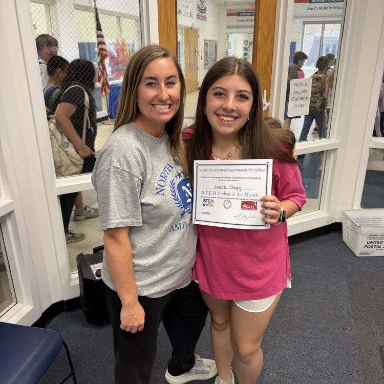 stem students of the month at NMS