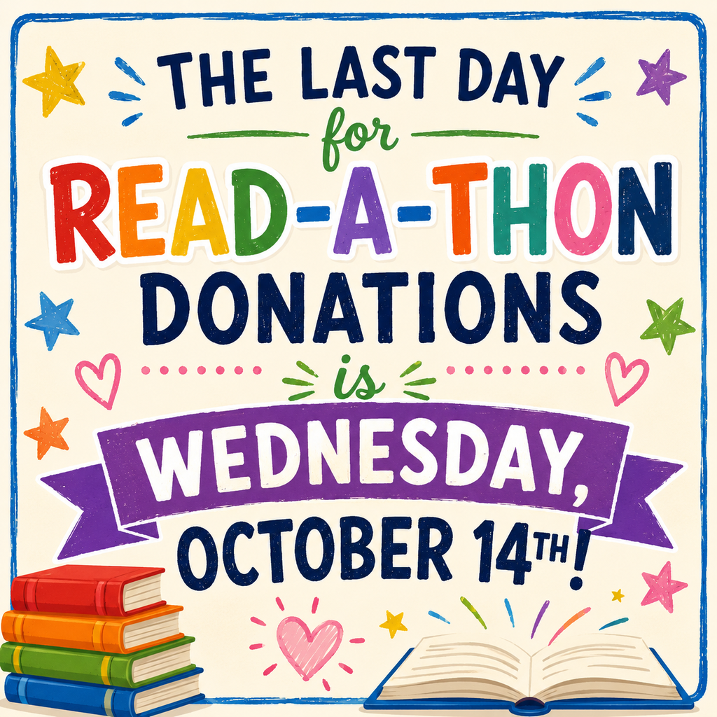 Read a thon donations last day 10/14