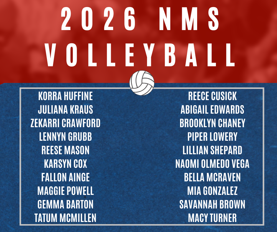NMS Volleyball Roster 26-27