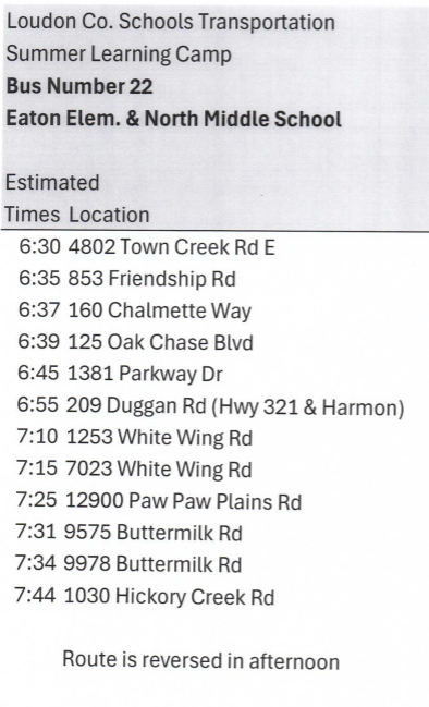 bus routes