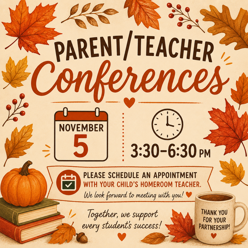 Parent Teacher Conferences 11/5